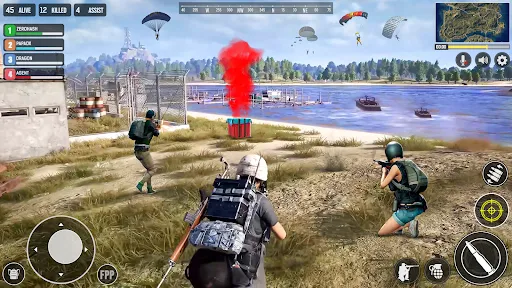 Gameplay screenshot 3 from FPS Gun Shooting Games Offline - Role Playing game